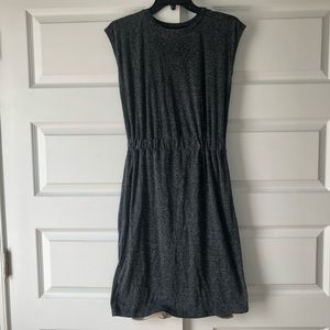 TOPSHOP heather grey sleeveless dress